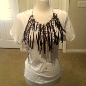 Material Girl Blouse With Accessories